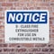 Signmission D-Class Fire Extinguisher For Use On Combustible OSHA Notice Sign, Plastic, 14in W x 10in L, 2PK OS-2PACK-NS-P-1014-L-10941 - alternate 2